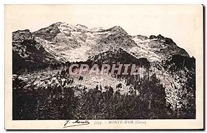 Carte Postale Ancienne Monte d'or Corse Corsica