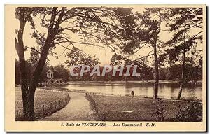 Carte Postale Ancienne Bois de Vincennes Lac Daumesnil