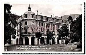 Carte Postale Ancienne Vernet les Bains Hôtel du Portugal Dorph Pertersen