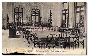 Carte Postale Ancienne Vichy Intérieur du casino Salle des petits chevaux