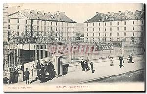 Carte Postale Ancienne Nancy Caserne Thiry