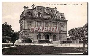 Carte Postale Ancienne Nogent sur Marne La mairie