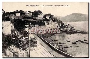 Marseille - La Corniche - Prophete - Carte Postale Ancienne