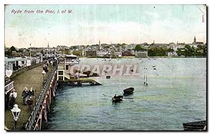 Carte Postale Ancienne Ryde from the Pier lsle of Wight