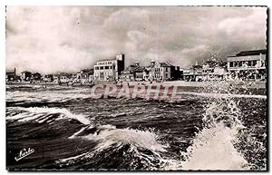 Carte Postale Semi Moderne Palavas Effet de vagues sur la plage rive droite
