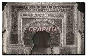 Carte Postale Ancienne Cordoba Mezquita Catedral Frontal del Mihrab Siglo