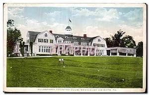 Carte Postale Ancienne Allegheny Country Club Sewickley Heights PA