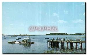 Carte Postale Ancienne Landlubber's Fishing Pier Cape Porpoise Maine