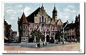 Carte Postale Ancienne Hildesheim Rathaus