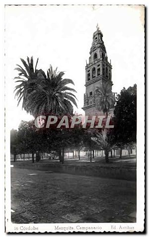 Carte Postale Ancienne Cordobe Mazquita Campanario Ed Arribas