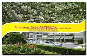 Carte Postale Ancienne Greeting from Paterson New Jersey