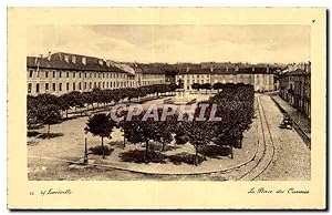 Carte Postale Ancienne Luneville La Place des Carmes