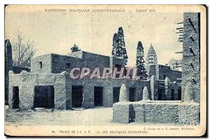 Carte Postale Ancienne - Exposition Coloniale Internationale - Paris 1931 Palais de l'AOF Boutiqu...