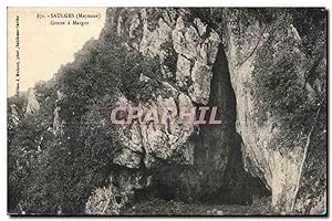 Carte Postale Ancienne Saulges Mayenne grotte a margot