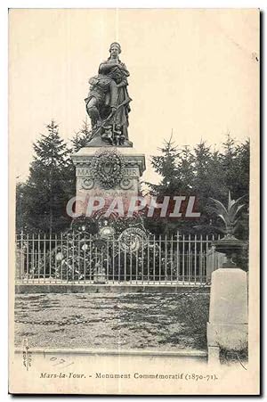 Mars la Tour - Monument Commemoratif - Carte Postale Ancienne