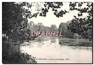 Carte Postale Ancienne Vincennes Le Lac des Minimes