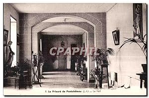 Carte Postale Ancienne Le Prieure de Pontchâteau Le Hall