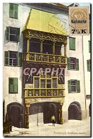 Carte Postale Ancienne Innsbruck Goldenes Dach'l