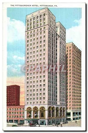 Carte Postale Ancienne The Pittsburgher Hôtel Pittsburgh