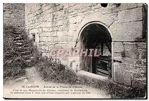 Clisson - Le Château - Entrée de la Prison du château - Carte Postale Ancienne