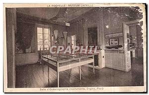 Carte Postale Ancienne La Rochelle Museum Lafaille Salle d'oceanographie