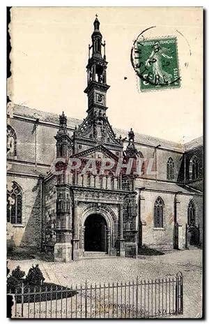 Carte Postale Ancienne Landerneau Eglise Saint Houardou