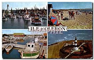 Carte Postale Semi Moderne île D Oleron Le port huitrier sur le chenal Huitre Oyster
