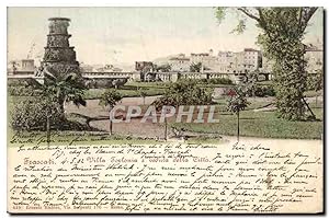 Carte Postale Ancienne Frascati Villa Forlonia e vedula della citta