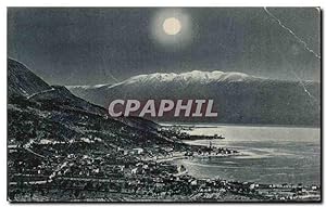 Carte Postale Ancienne Rubiera Lago et Garda e Monte Baldo