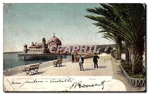 Carte Postale Ancienne La Jetée Promenade et la Promenade des Anglais Nice