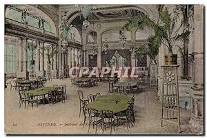 Carte Postale Ancienne Ostende Intérieur du Kursaal
