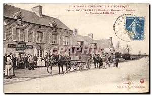 Carte Postale Ancienne La Basse Normandie Pittoresque Gonneville Hameau Les Ronches Restaurant To...