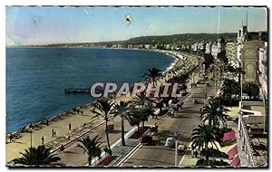 Carte Postale Ancienne Nice vue sur la Promenade des Anglais et la Californie