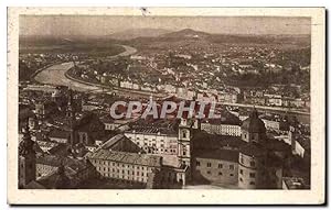 Carte Postale Ancienne Salzburg von der Festung