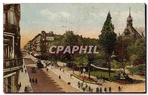 Carte Postale Ancienne Toulouse Rue d Alsace Lorraine et le square du Capitole