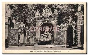 Carte Postale Ancienne Nancy La Fontaine d'Amphitrite