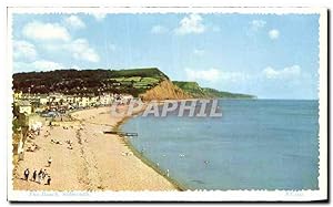 Carte Postale Ancienne The Beach Sidmouth