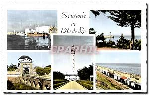 Carte Postale Ancienne Souvenir de I'île de Re