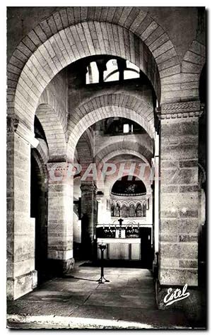 Carte Postale Ancienne L'Eglise De Germigny des Pres L'intérieur de la Tour Lanterne et l'Abside ...