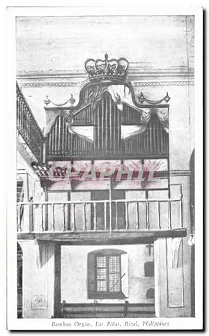 Carte Postale Ancienne Bamboo Organ Las Rizal Philiphines