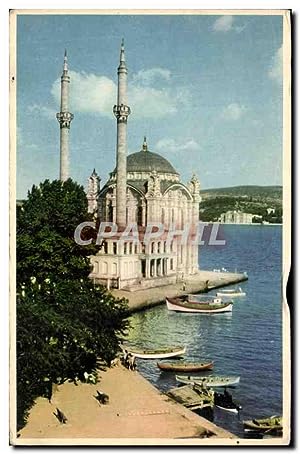 Carte Postale Ancienne Ortakoy Camil Ortakor Istanbul Turquie turkey