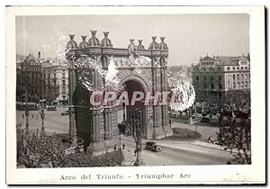 Carte Postale Semi Moderne Barcelona Arco del Triunfo Triumphar Arc