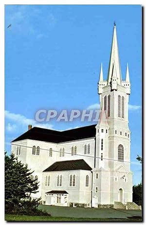 Carte Postale Ancienne St Mary's Church Largest wooden church in North America Ponte de l'Eglise ...