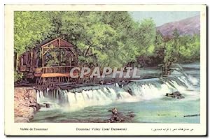 Carte Postale Ancienne Vallée de Doummar Valley near Damascus Damas Syrie Syria