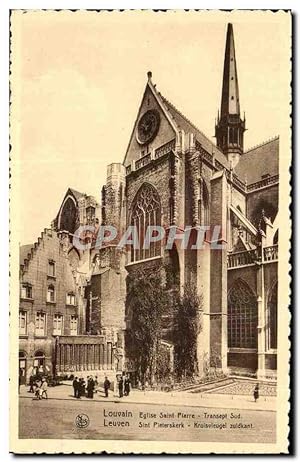 Carte Postale Ancienne Louvain Eglise Saint Pierre Transept Sud Leuven