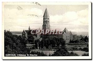 Carte Postale Ancienne Clervaux L'Abbaye St Maurice Luxembourg
