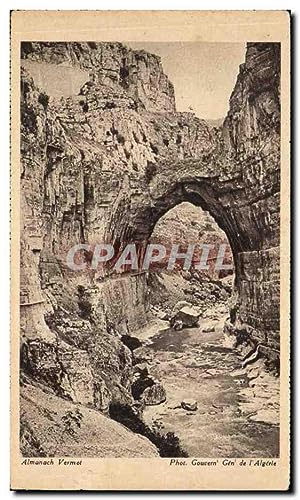 Carte Postale Ancienne Constantine La Gorges de Rhumel Algerie