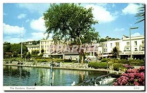 Carte Postale Ancienne The Gardens Dawlish