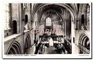 Carte Postale Ancienne Tewkesbury Abbey Interior
