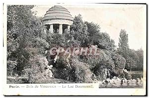 Carte Postale Ancienne Paris Bois de Vincennes Le Lac Daumesnil